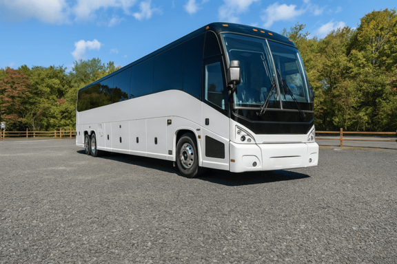 Charter Bus Rental Plymouth 56 Passenger Charter Bus