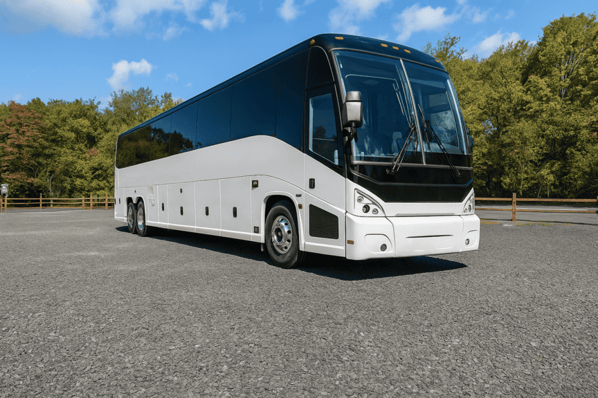 picture of Charter Bus Rental Plymouth coach bus